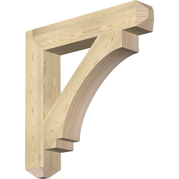 Ekena Millwork Imperial Craftsman Rough Sawn Bracket, Douglas Fir, 6"W x 36"D x 36"H BKT06X36X36IMP04RDF - main